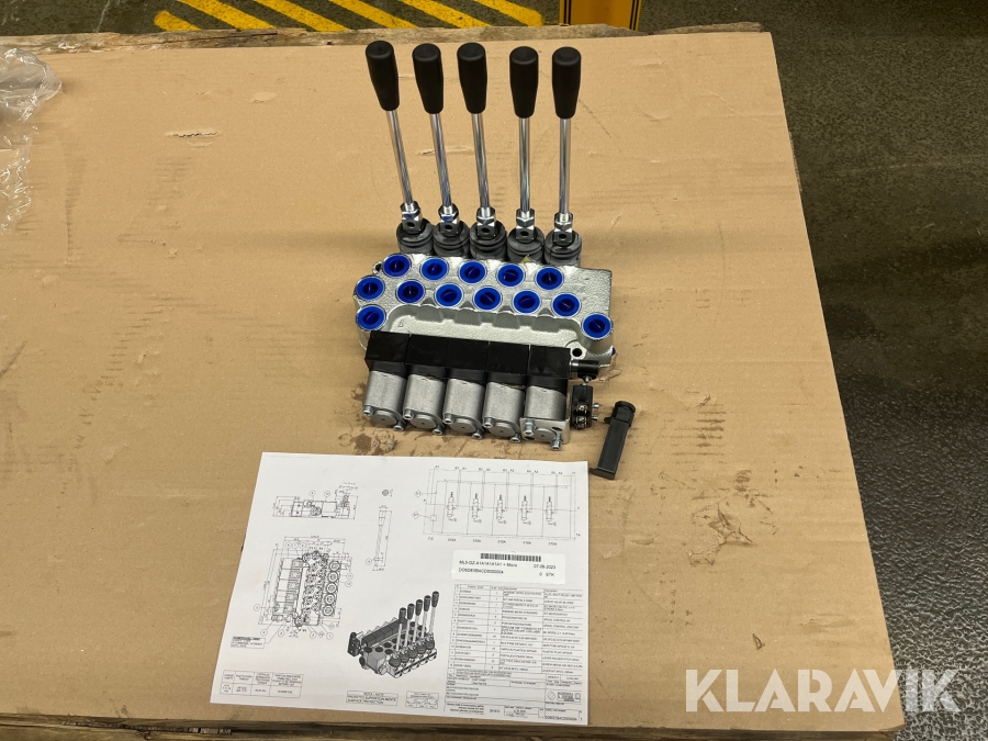 Hydraulikventil Bondioli 5 stk dobbeltvirkende udtag