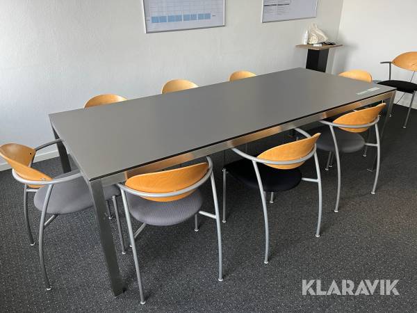 Mødebord med stole