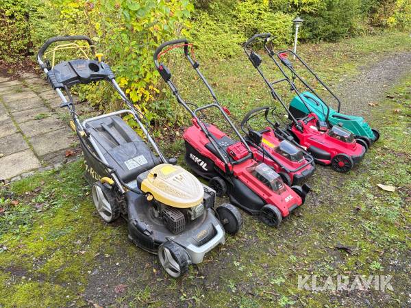 Græsslåmaskiner Garden, Skil, Mitsutomo, Bosch - 5 styk
