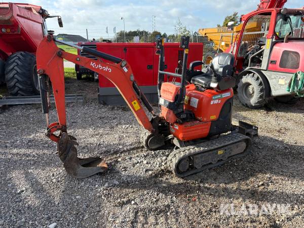 Gravemaskine Kubota U10-3 minigraver.