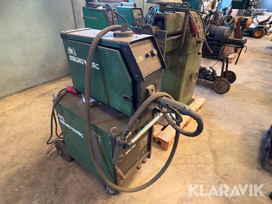Svejsemaskine Migatronic MIG 385 MK III + MWF 8 trådfremfører 1 styk
