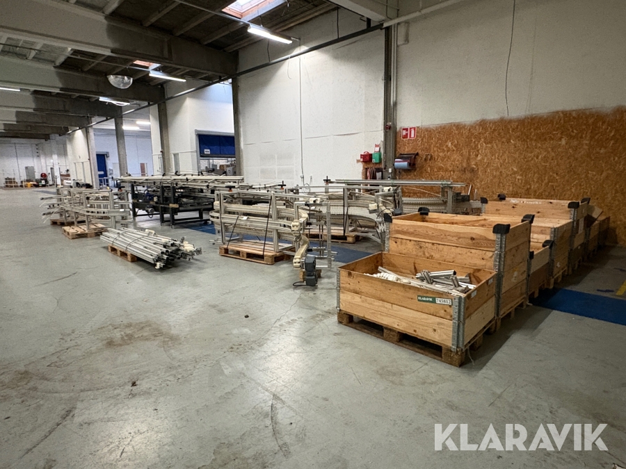 Stort lot kædetransportør-system Carry-Line