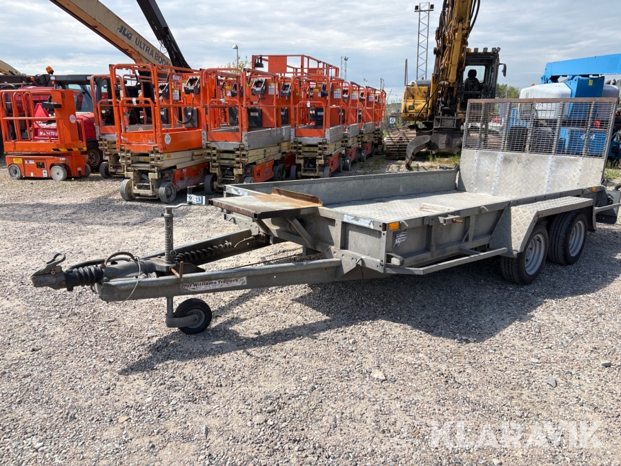 Maskintrailer 2 akslet IFOR Williams GP 126-R