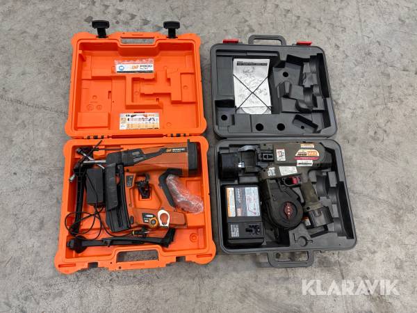 Sømpistol og armeringsbinder Max Og Spit MAX RB655 og Pulsa 800E