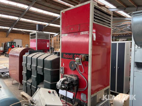 Værkstedsfyr Robo-therm ApS Robot2000 med olietank