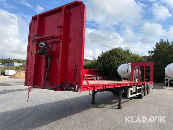 Halmtrailer Kel-Berg med udskud - 40.000kg