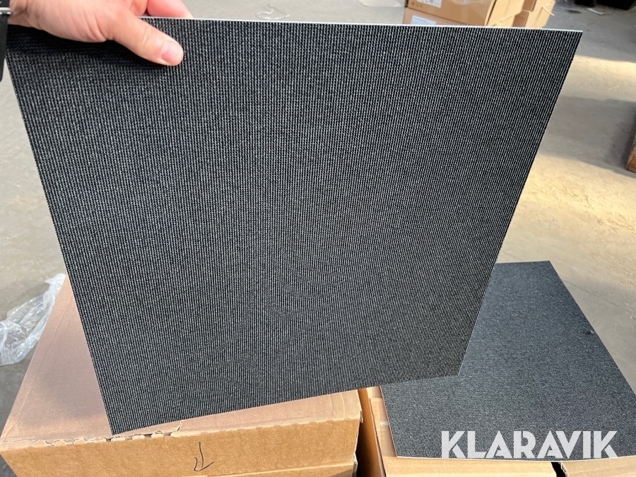 Tæppefliser Ege Deep Black 33,9 kvadratmeter