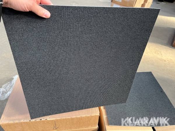 Tæppefliser Ege Deep Black 33,9 kvadratmeter