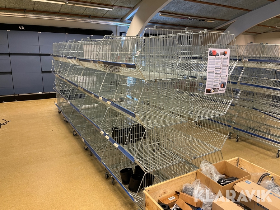 Værksteds/butik kurve 11 styk