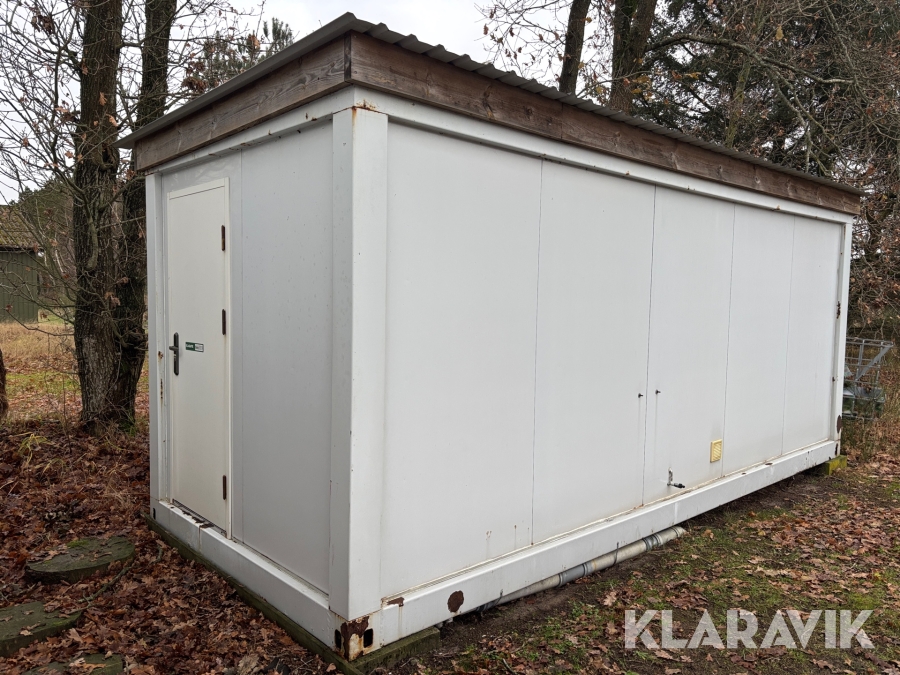 Modul med toilet og bad - 2 personers 