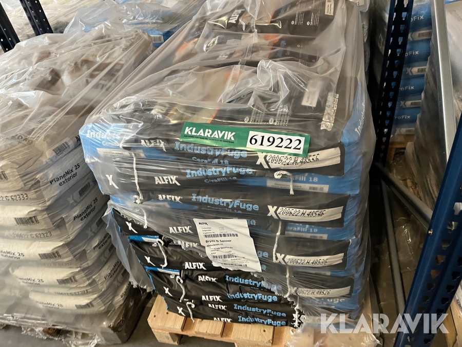 Fuge Alfix Industrifuge / cerafill 18 3 paller