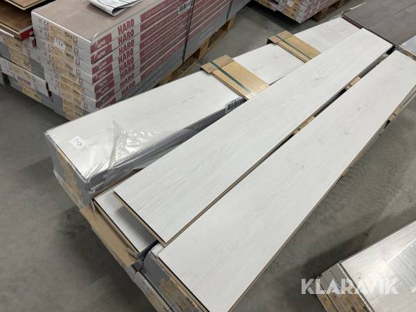 Laminatgulv Haro Oak Emilia White 45m2