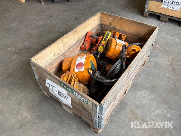 Krantaljer Kito K10-6,5 - 2 styk 2 tons
