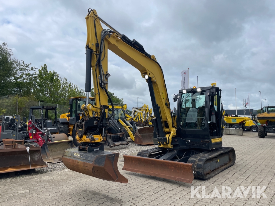 Gravemaskine Yanmar Vio80-1A med rotortilt