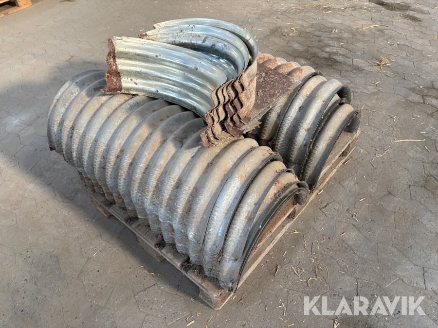 Pansertoppe 24 styk. og vægstykker 6 styk.