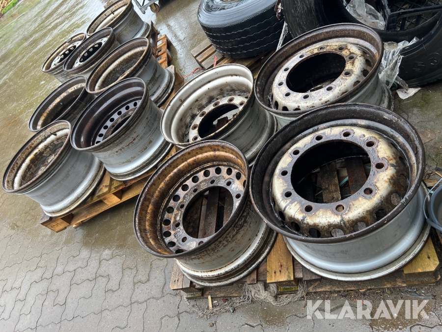 Lastbil / trailer fælge 11 stk.