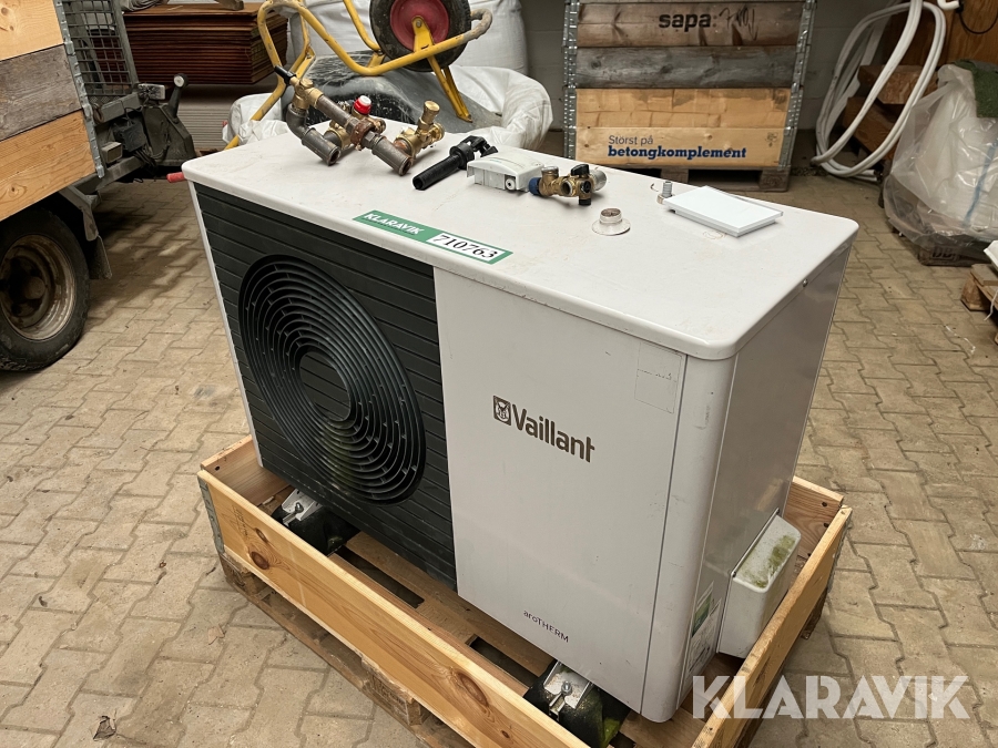 Varmepumpe Vaillant Arotherm og Unitower inde- og udedel