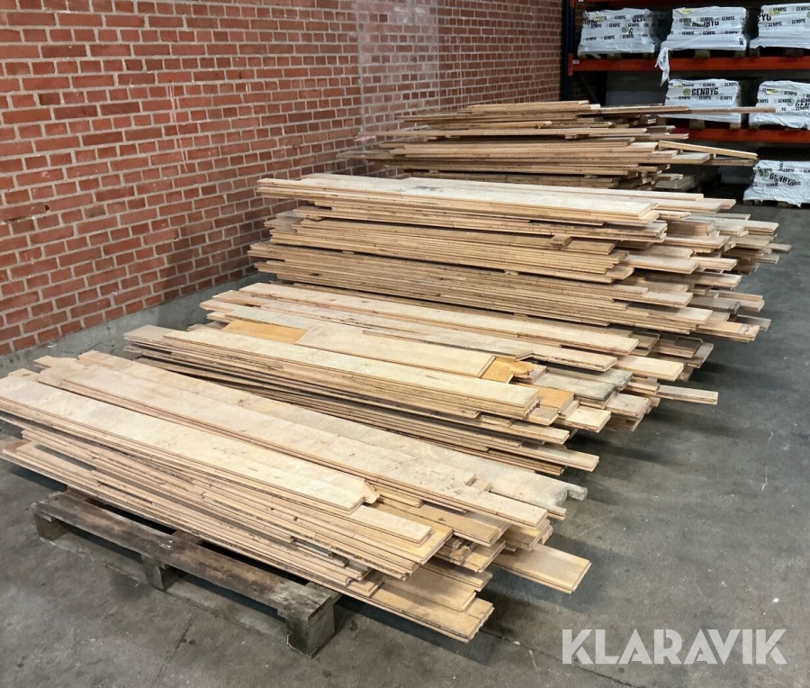Minimum 150 m2 brugt bøgeparket