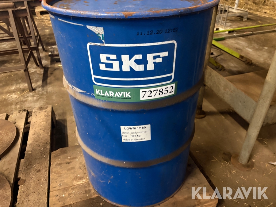 Kuglelejefedt SKF LGWM 1/180 cirka 170 kg