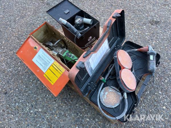Lot - diamantsliber, Jernbukker og gasbetonsliber - 3 styk
