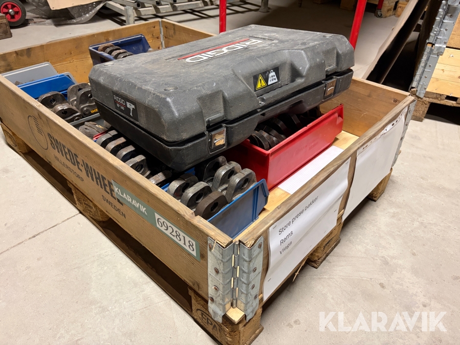 Presmaskine Ridgid Rp340 - med presklemmer