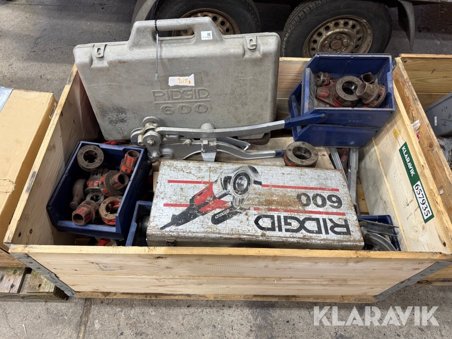 Rørbukker og værktøj Ridgid 600