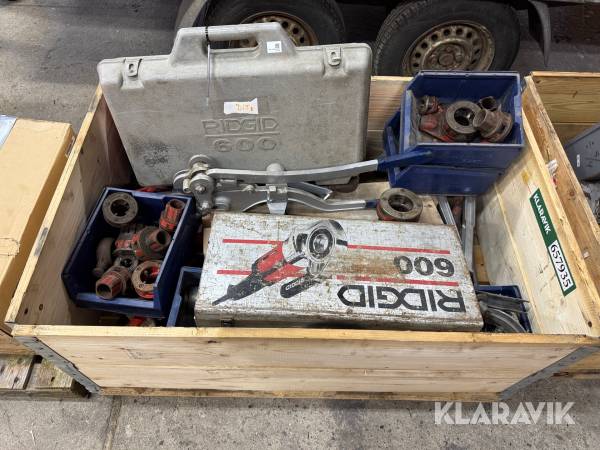 Rørbukker og værktøj Ridgid 600