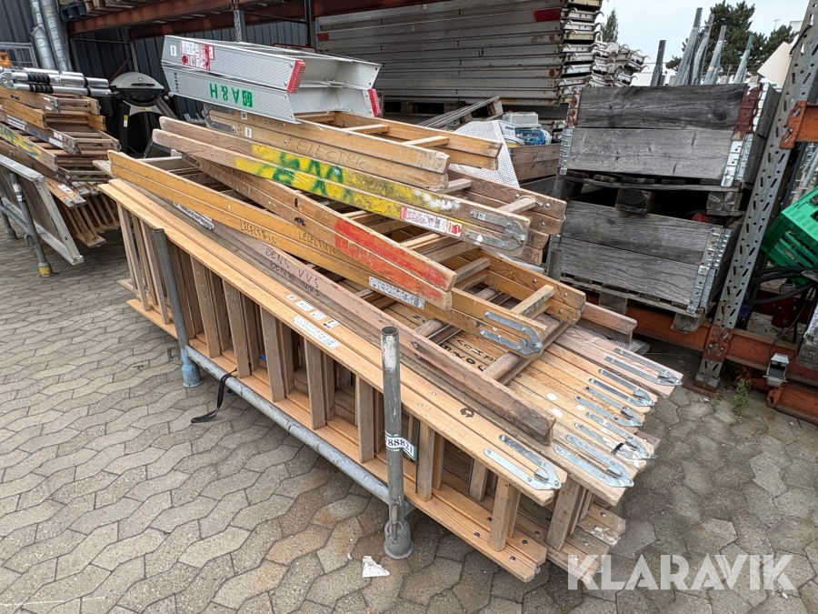 Assorterede stiger - 12 styk