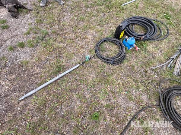 Jordraket med slanger Grundomat Ø45 G model