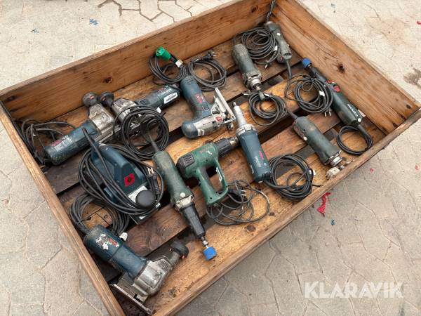 Håndværktøj Bosch/Metabo - 12 styk