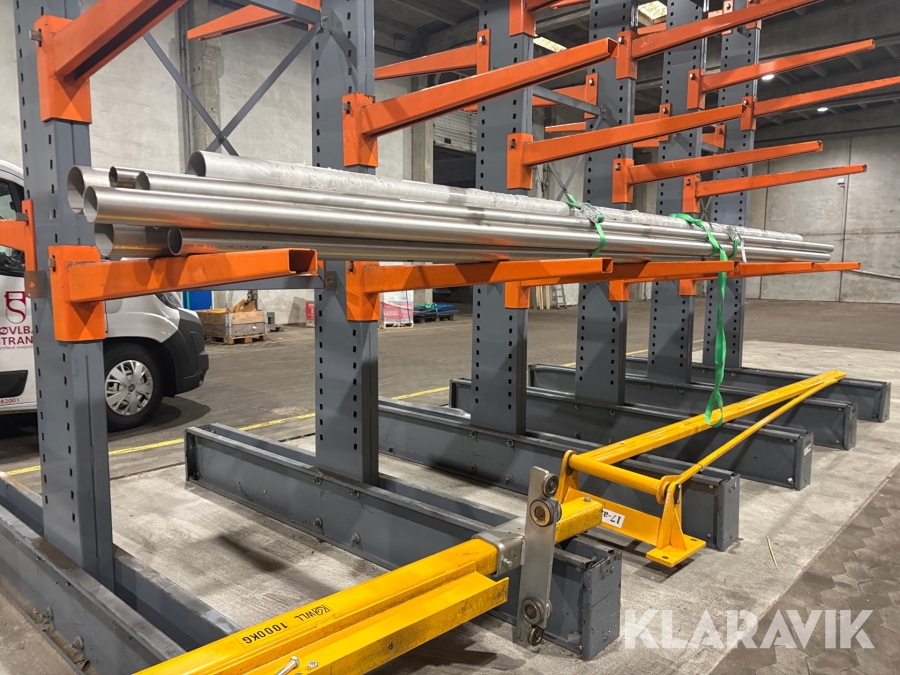 Parti af rustfri 316 rør forskellige længder 11 styk i alt