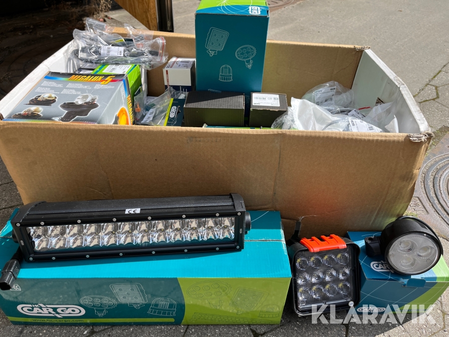 LED lamper arbejds lygter CarGo Blandet sortiment