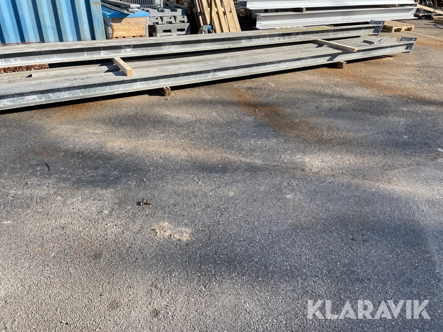 Jernbjælker HEB 160 8 styk galvaniseret
