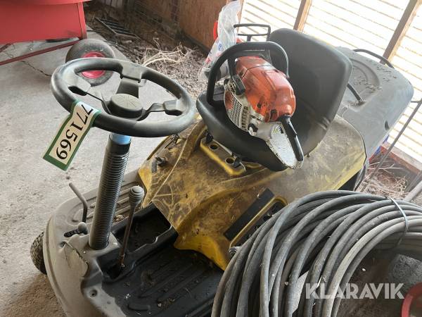 Græsslåmaskine/Motorsav Texas/Stihl Rider 6100E/MS261C 2 dele