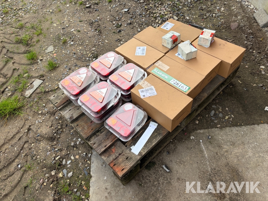 Parti lygter til trailer