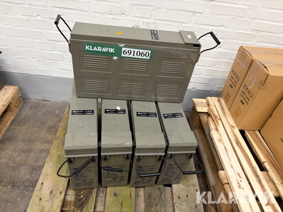 Batteri Victron energy 12V-200AH 5 styk