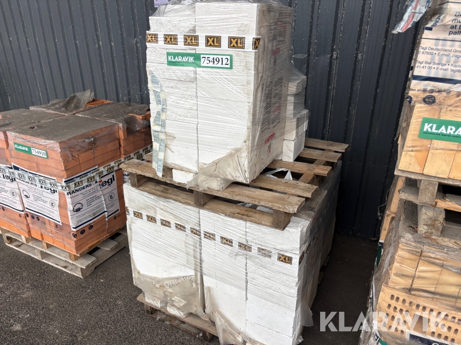Muresten Kalsalux Kløvet kalksandsten 51x115x240 mm - 529 styks
