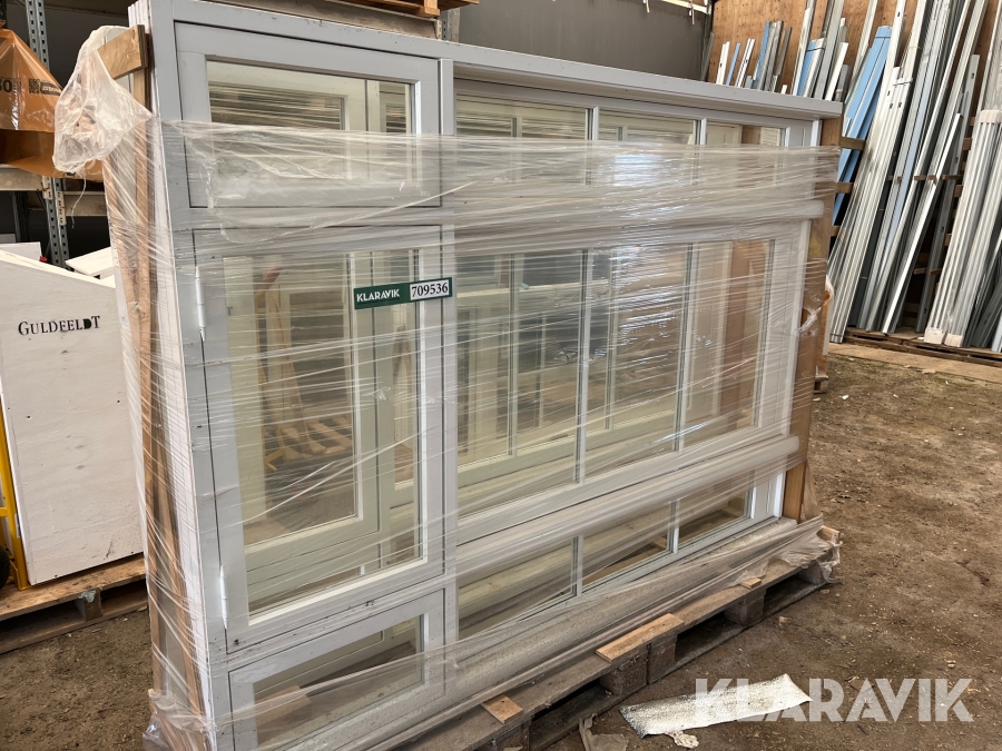 Terrassedøre spécial lavet med sideparti 2 styk