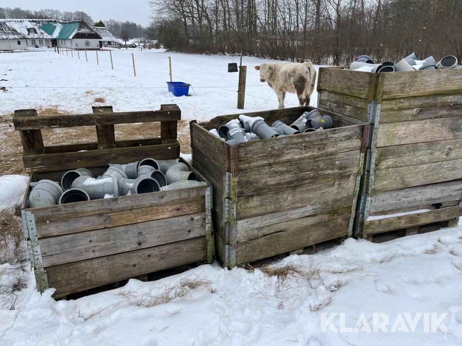 Rør fittings Uponor/Wavin 110/160 3 paller