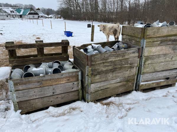 Rør fittings Uponor/Wavin 110/160 3 paller