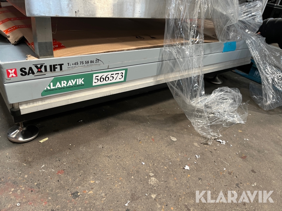 Hydraulisk hæve sænkebord Saxlift belastning Maks 1000Kg