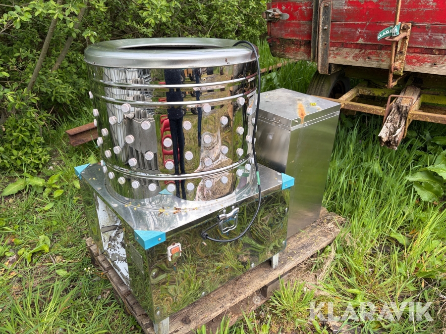 Fjerkræsplukker Poultry Plucker CHZ-N60 - med kogekar