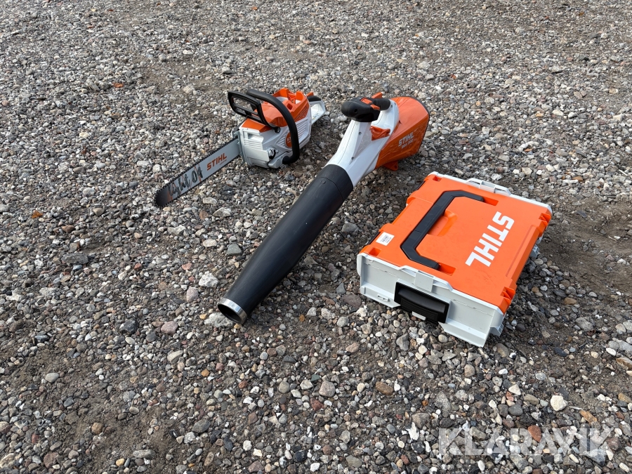 Stihl sortiment løvsuger og kædesav 