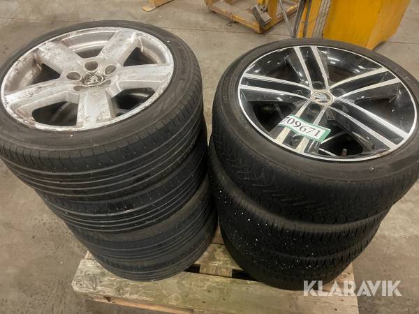 Alufælge Skoda 2 sæt 8 styk