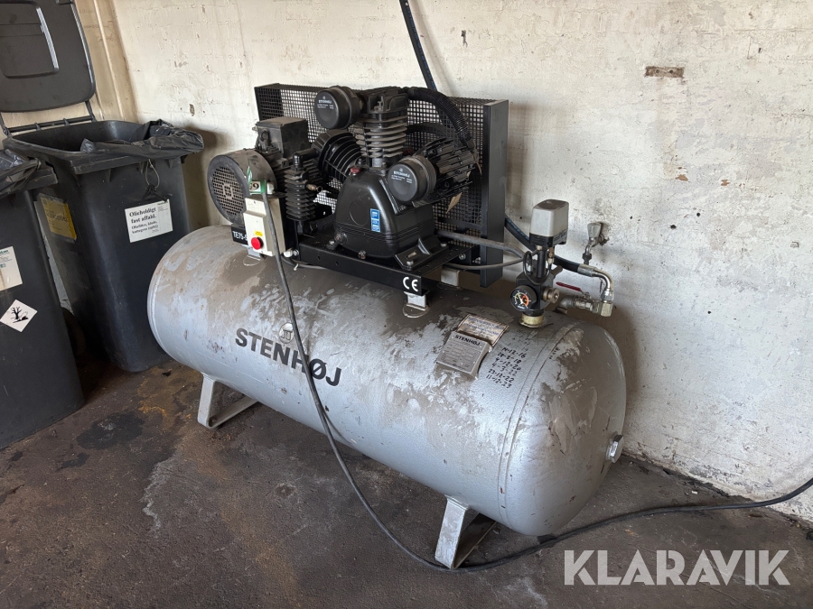 Kompressor Stenhøj TE75-500 500L, 16 bar