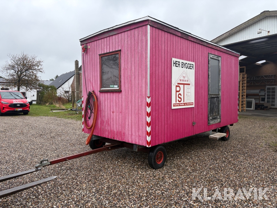 Mandskabsvogn Trekantens skurvogn 4 mands med wc