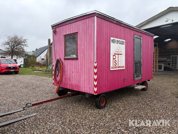 Mandskabsvogn Trekantens skurvogn 4 mands med wc
