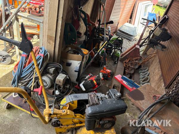 Blandet lot havemaskiner - stort lot