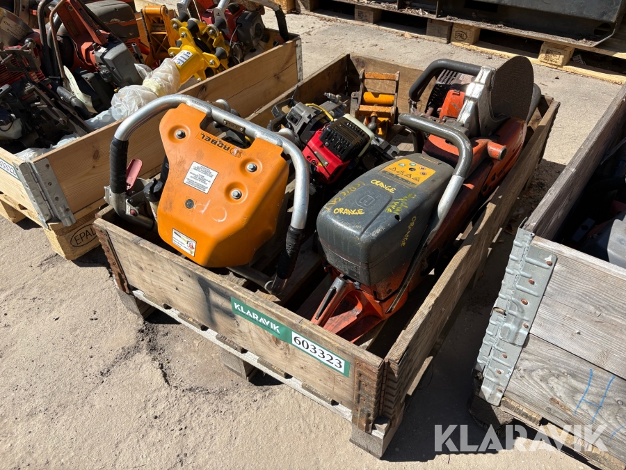 Lot Svingstopper, Kapsav, Skinneskruemaskine, Skinneboremaskine ,