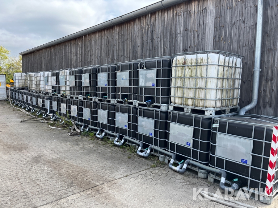 Regnvandsopsamling 31 stk